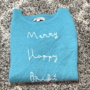 Loft along sleeve sweater